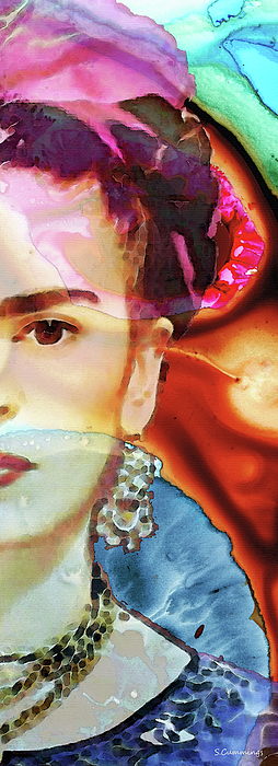 Frida Kahlo Art - Viva La Frida - By Sharon Cummings T-Shirt by