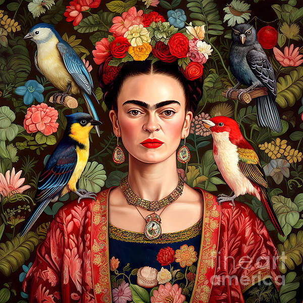 Frida Kahlo Painting 6 Tapestry by Mark Ashkenazi - Fine Art America