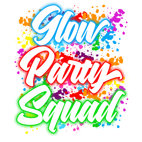 Friendship Goals Glow Party Squad Neon Bright Collection Tshirt Design Shining Shimmering Paint Duvet Cover For Sale By Roland Andres