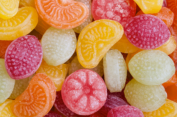 Joe Vella - Fruit shaped candy background