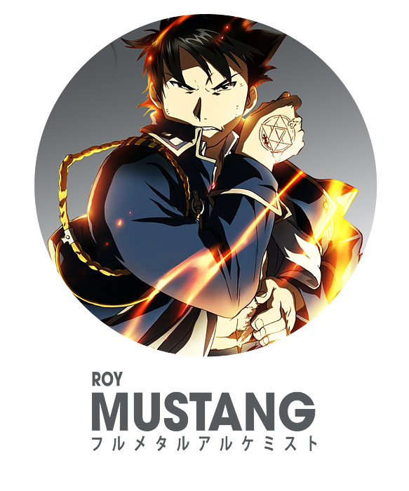 Fullmetal Alchemist Roy Mustang Name Anime Spiral Notebook