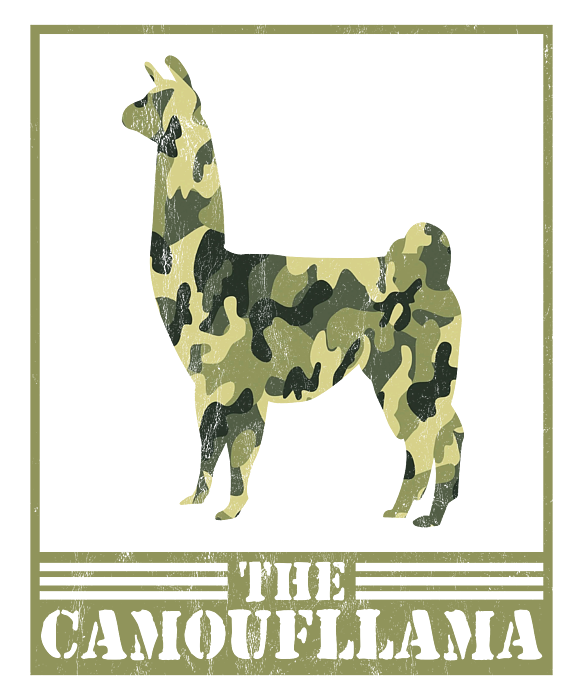 Funny Camoufllama Pun Joke Camouflage Camo Llama Coffee Mug by Noirty  Designs - Fine Art America