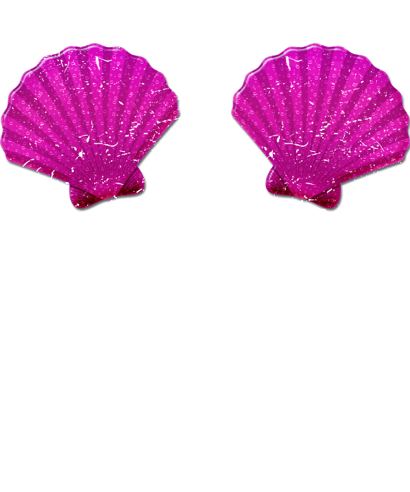 Funny Mermaid Shell Bra Top product Festival Seashell Party Ornament by Art  Frikiland - Fine Art America