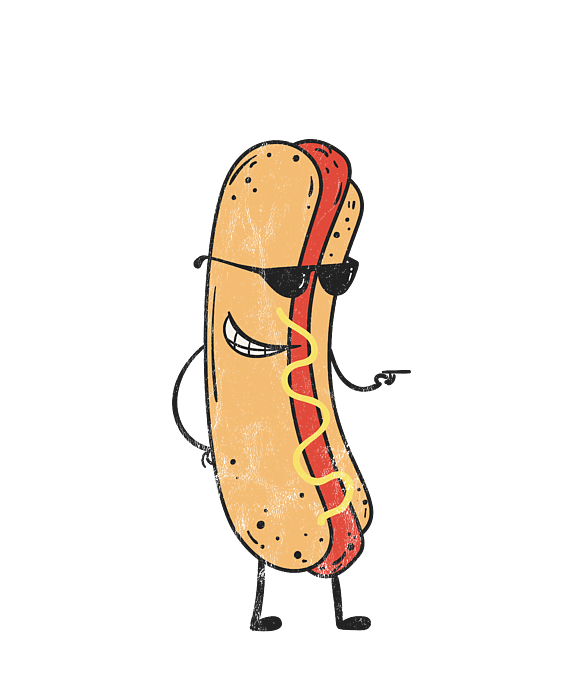 Hot Dog Emoji T-Shirt Ketchup Mustard Relish Sauerkraut-Teevkd