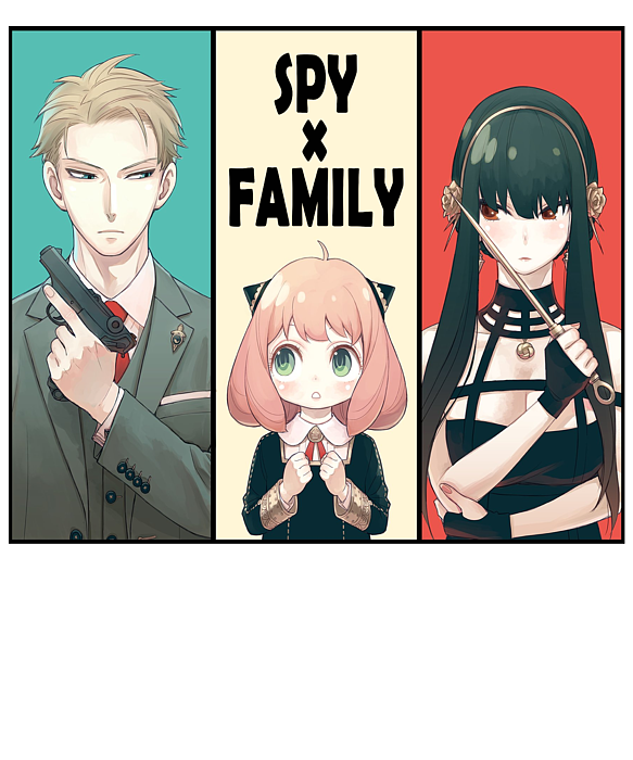 Funny Spy X Family Anime Characters For Men Women Greeting Card by Igii Bee