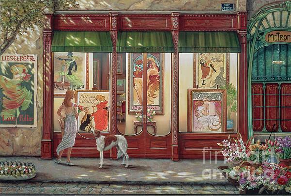 The Pet Shop Painting by MGL Meiklejohn Graphics Licensing - Fine Art  America, pet shop 