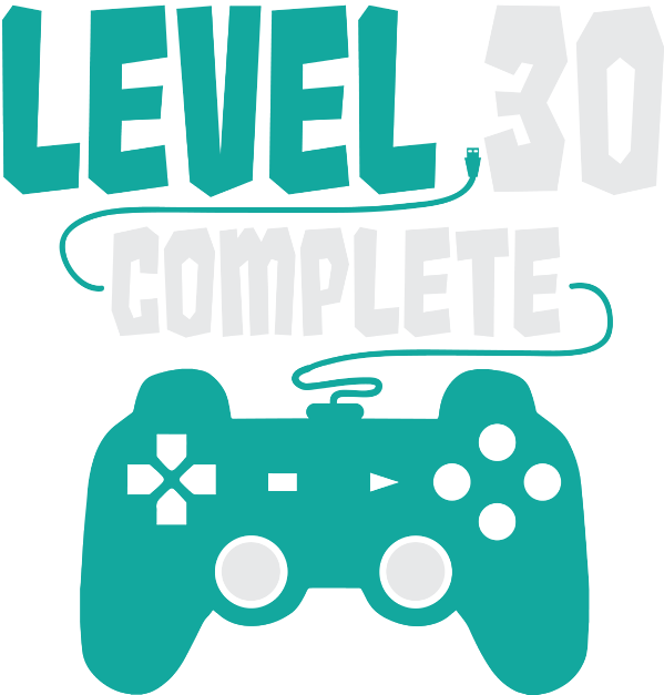 Gamer Shirt Level 30 Complete Gaming Birthday Gift Tee Greeting Card For Sale By Haselshirt