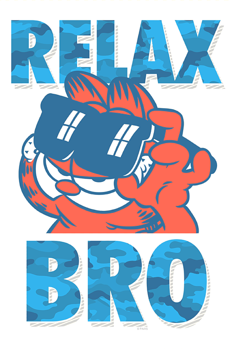 Garfield Relax Bro T Shirt Garfield Relax Bro T Shirt