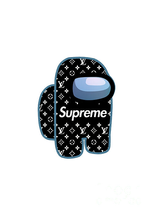 Supreme And Black Louis Vuitton iPhone 13 Pro Max Impact Case