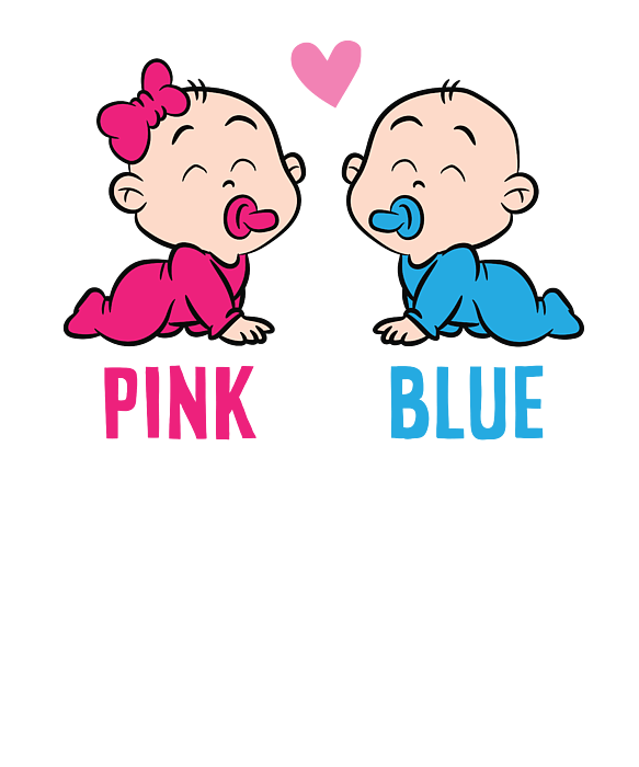 Pink or Blue Mommy Loves you Shirt, Cute Pregnancy Announcement