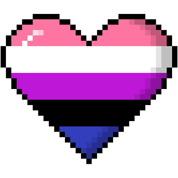 Pride heart pixel art kit – Noteworthy Art Kits