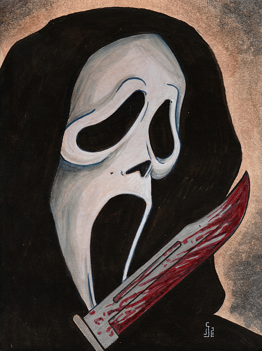 Ghostface Original Artwork for Sale - Pixels