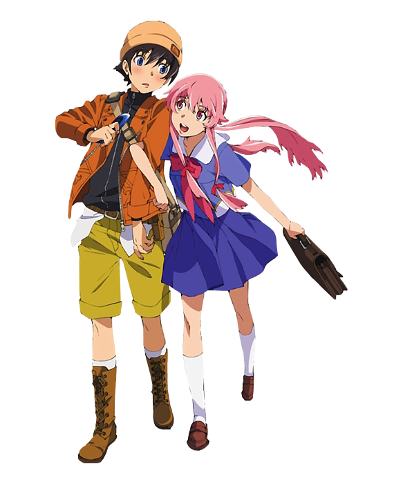 Yuki e Yuno  Mirai nikki, Anime, Mirai nikki future diary