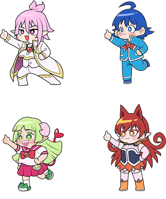 Magi Chibi Character Stickers