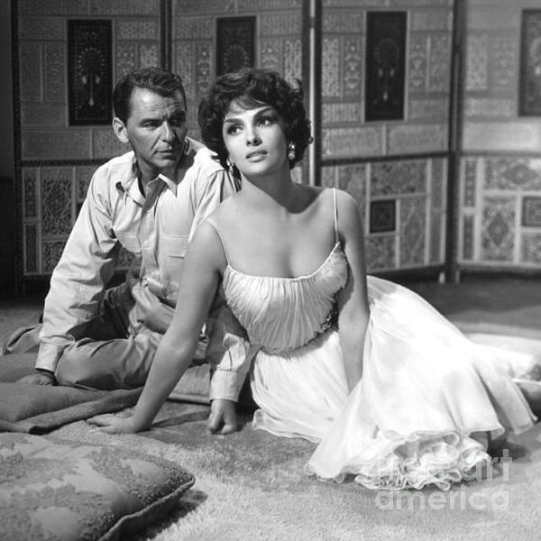 Diane Hocker - Gina Lollobrigida with Frank Sinatra in -Never So Few- 1959