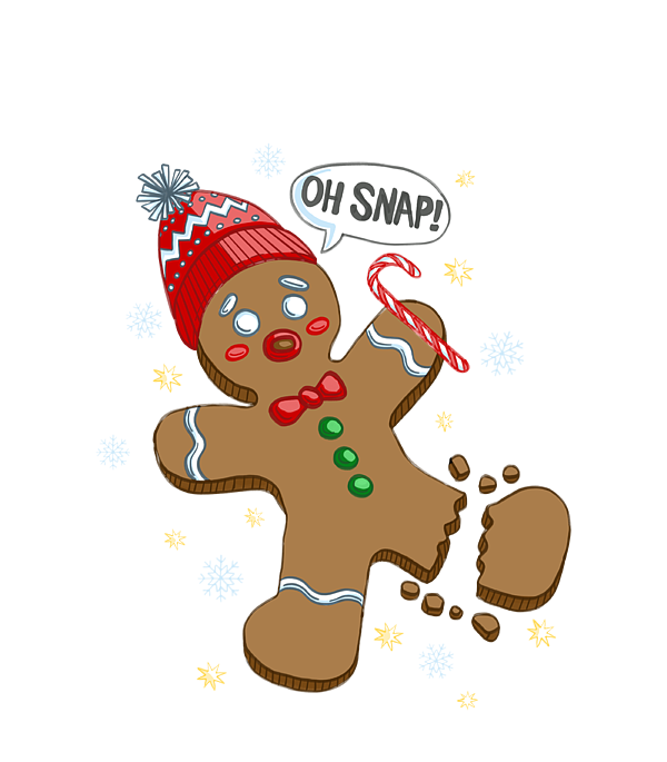 Gingerbread Man Oh Snap Christmas Coffee Mug by Forbes Makkah - Fine Art  America