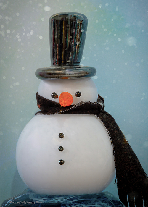 LeeAnn McLaneGoetz McLaneGoetzStudioLLCcom - Glass Blowing Snowman