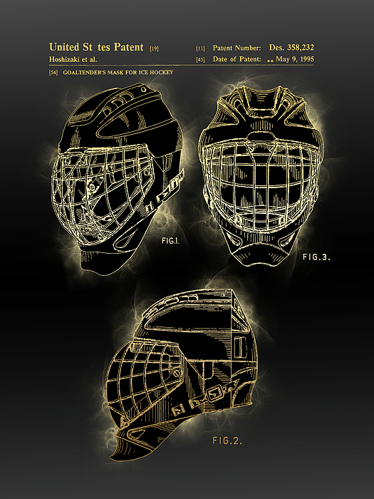 https://images.fineartamerica.com/images/artworkimages/medium/3/goal-tender-mask-patent-black-gold-bekim-m.jpg