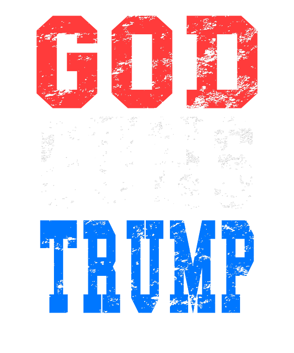 God Guns Trump US Republican design Greeting Card by Ashley Osborne