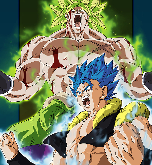 Gogeta Blue vs Broly Hand Towel by Lac Lac - Pixels