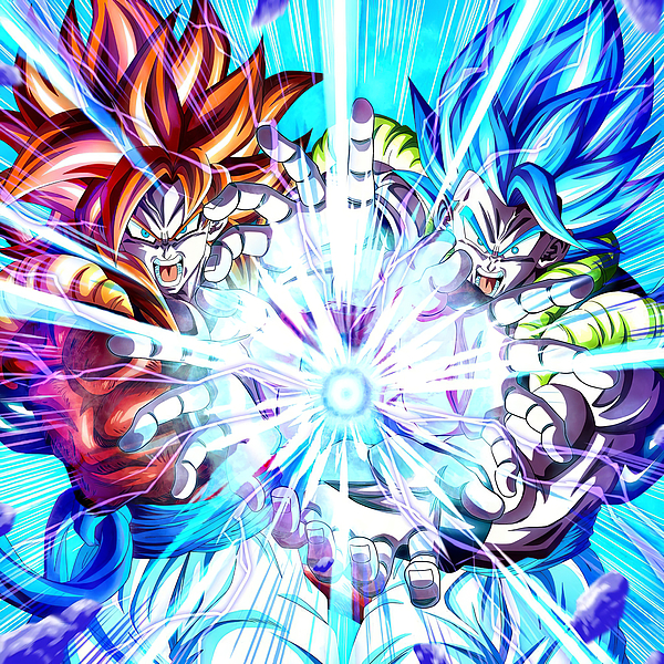 Gogeta ssj4 #2 Sticker by Lac Lac - Pixels