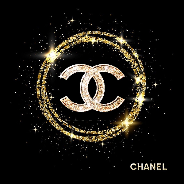 Gold Bling Face Mask for Sale by Chanel