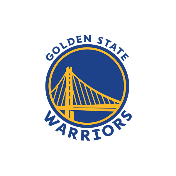 Golden State Warriors Basketball Team Yellow Logo by Jones DVM Nathaniel