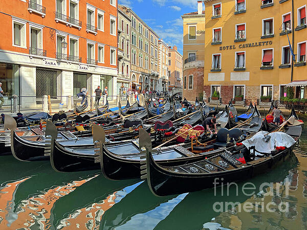 Teresa Zieba - Gondolas in Venice Italy