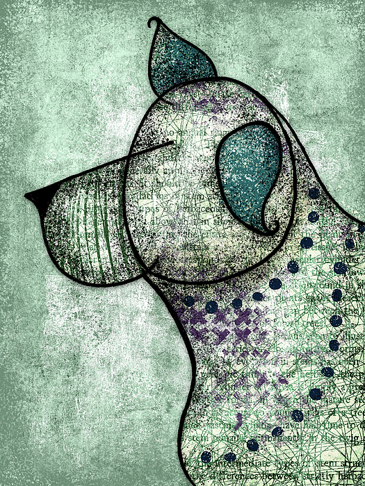 Good Dog Hears A Treat Abstract Art & Gifts