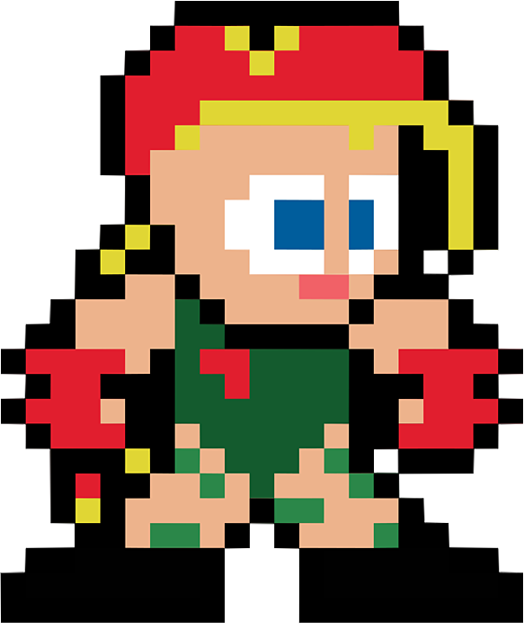 Cammy street fighter pixel sprite Greeting Card for Sale by