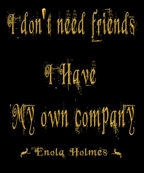 Pretty Sharp Intellect Evades The Pursuer Enola Holmes Official Gift For  Fans Drawing by Inny Shop - Fine Art America