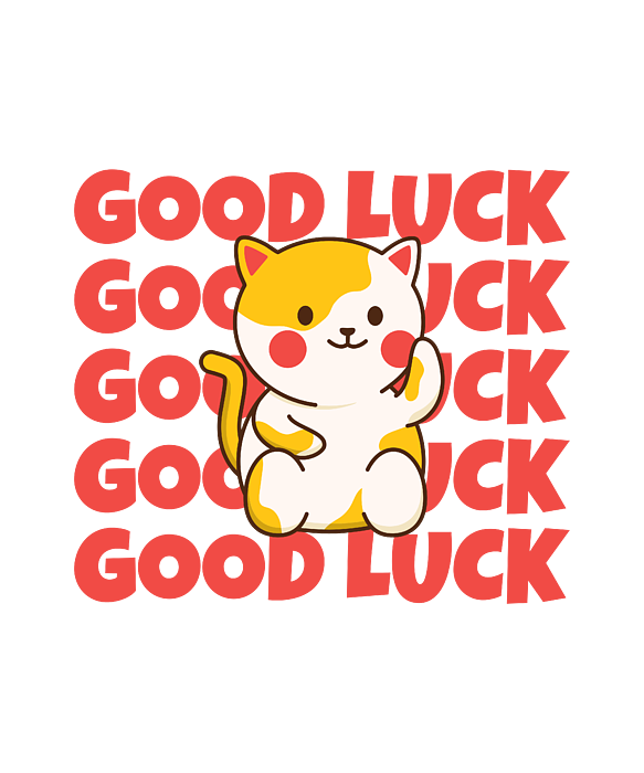 Good Luck' Sticker