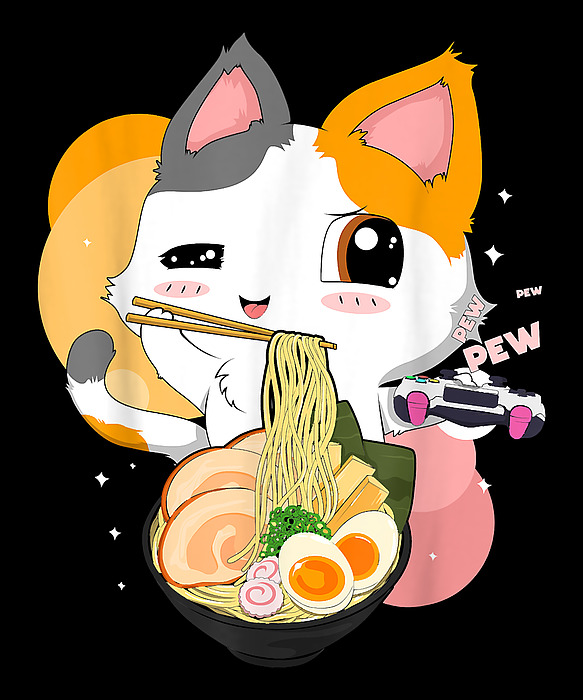 Goodness Astute Ramen Cat Neko Anime Kawaii Japanese Merch Gifts