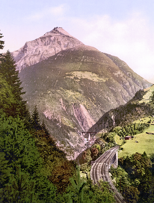 Joe Vella - Gotthard Railway, Wassen, Uri, Switzerland 1890.