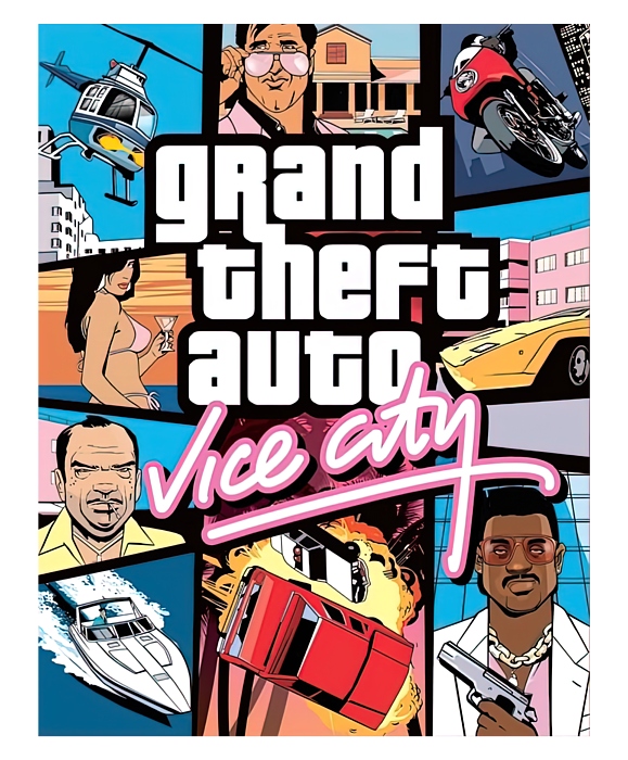 Grand Theft Auto VI GTA VI Logo Fanmade Sticker by Katelyn Smith