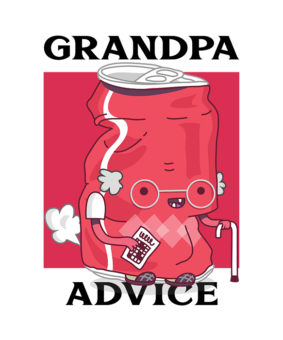 Grandpa Advice Gift From Grandson Granddaughter Funny Grandfather Old Soda Can Gag Pun Face Mask by Funny Gift Ideas - Pixels Merch Grandpa Advice Gift From Grandson Granddaughter Funny Grandfather Old Soda Can Gag Pun Face Mask By Funny Gift Ideas - Pixels Merch