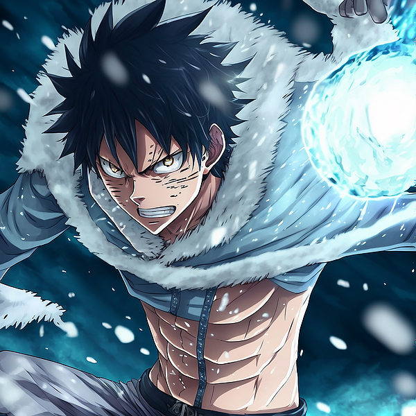 Gray hotsell fullbuster hoodie