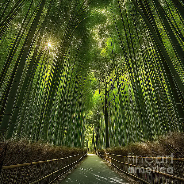 Elisabeth Lucas - Green Bamboo Forest
