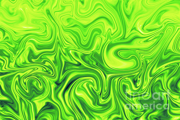 Green Slime Abstract Background Yoga Mat by Benny Marty - Fine Art America