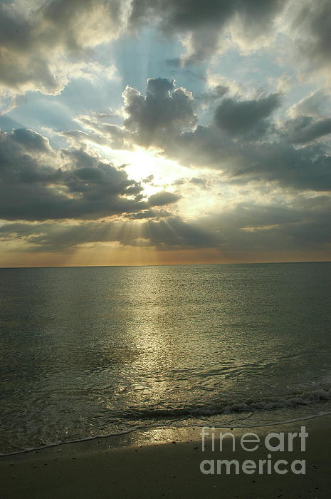 Brenda Harle - Gulf Rays Sunset