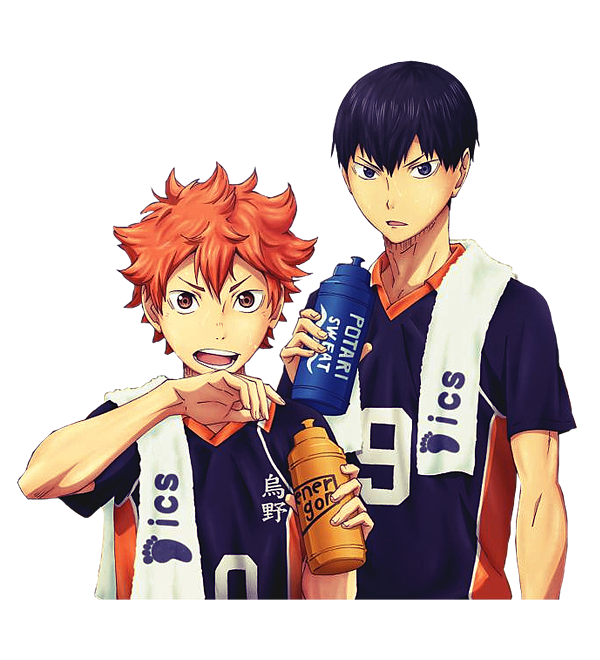 Haikyuu Hinata Shoyo And Kageyama Tobio Pocari Sweat Fleece Blanket by ...