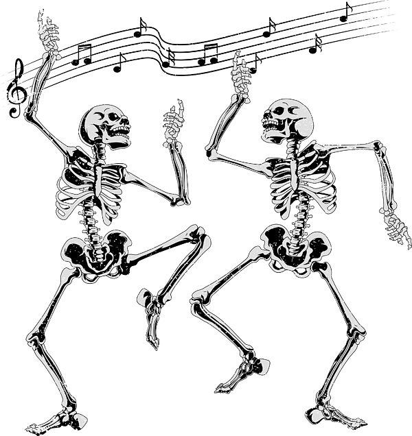 Dancing Saxophone Player Skeletons Music Band Halloween Sticker Bumper  Sticker Vinyl Decal 5