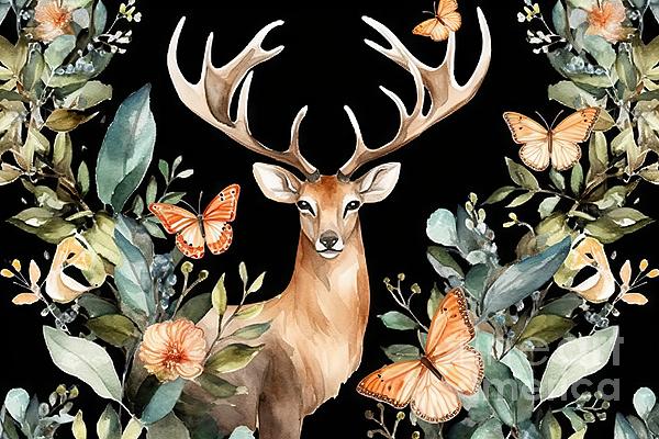 Antlers Wallpaper - Etsy