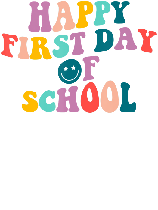 Happy First Day Of School Teacher Kid Welcome Back To School Greeting ...