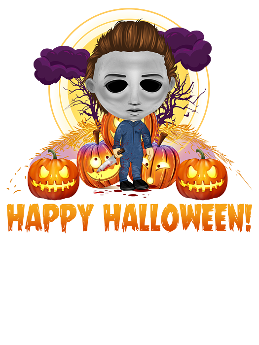 Happy Halloween Michael Myers Shirt Portable Battery Charger For Sale By Andrew Jr