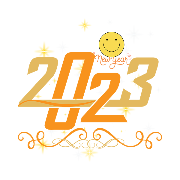 Happy New Year 2023 Greeting Card by Aesha Mohamed