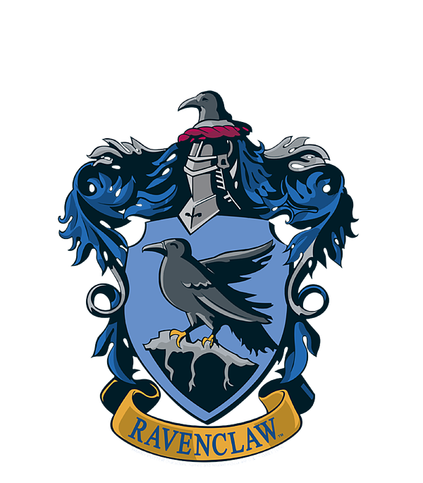 Harry Potter - Ravenclaw Crest Adult Pull-Over Hoodie by Brand A - Pixels