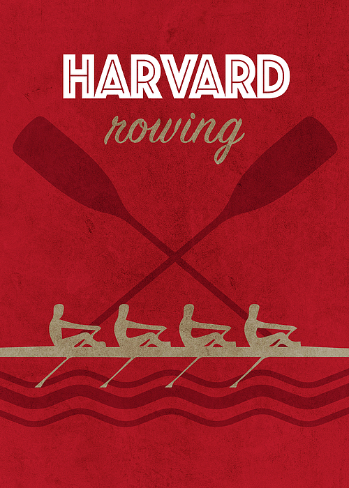 Harvard Football College Sports Retro Vintage University Poster Series Kids  T-Shirt by Design Turnpike - Pixels