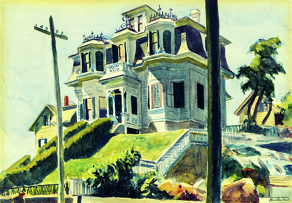 Edward Hopper - Haskell House by Edward Hopper 