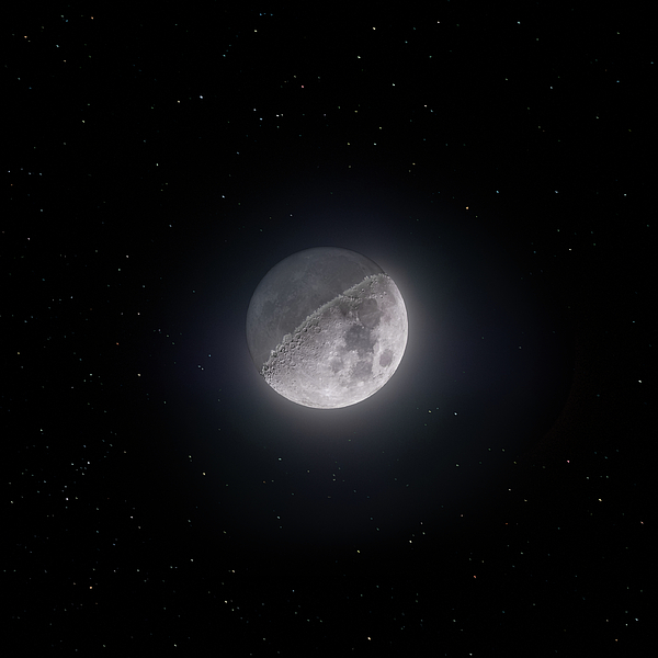 Alexios Ntounas - HDR First Quarter Moon